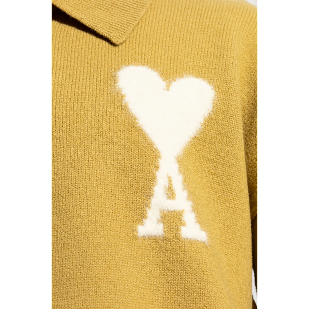 Ami Paris Polotrui Green Heren