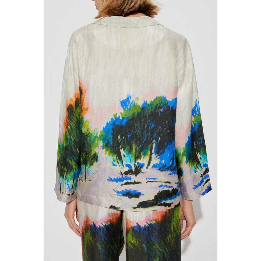 Munthe Zijden overhemd Multicolor Dames