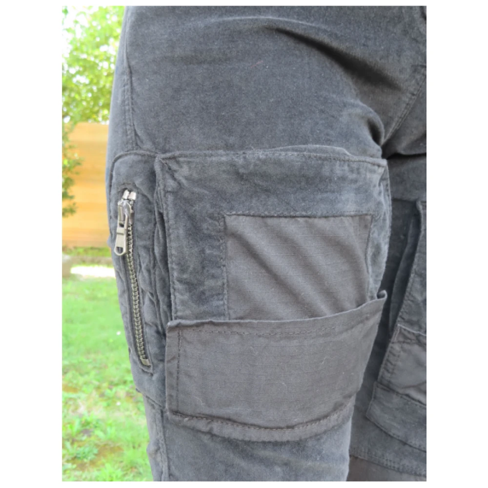 aeronautica militare Anti-G Broek Katoenmix Fluweel Black Dames