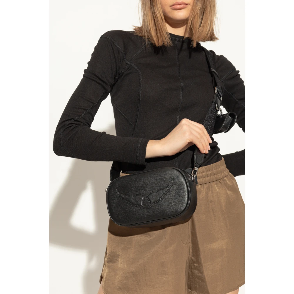 Zadig & Voltaire Schoudertas Rock With You Black Dames