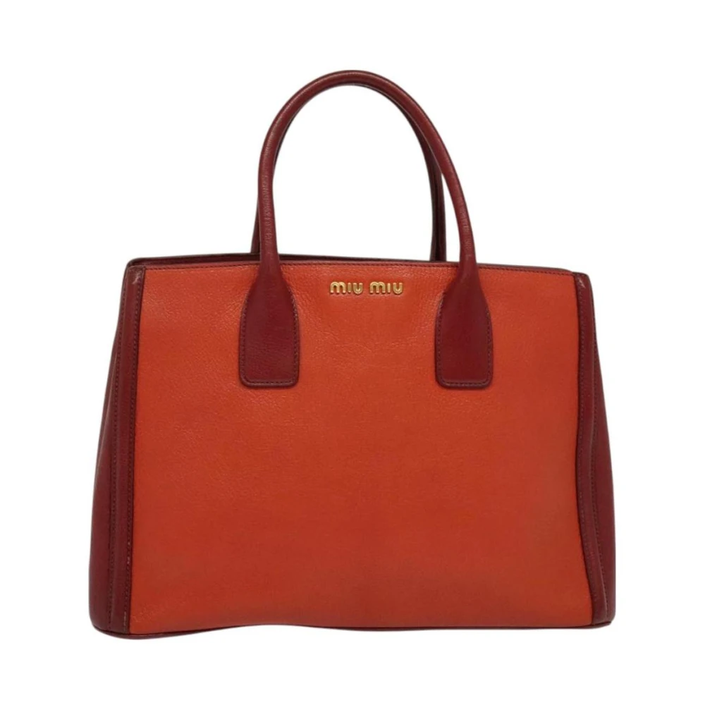 Pre-owned > Pre-owned Bags > Pre-owned Tote Bags - - Miu Miu Pre-owned - Modalova