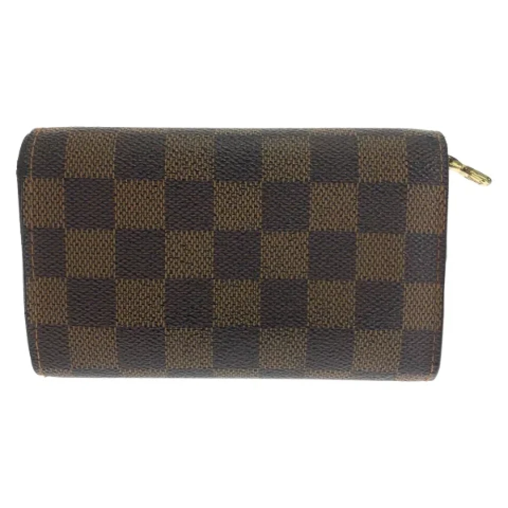 Louis Vuitton Vintage Pre-owned Canvas wallets Brown Dames