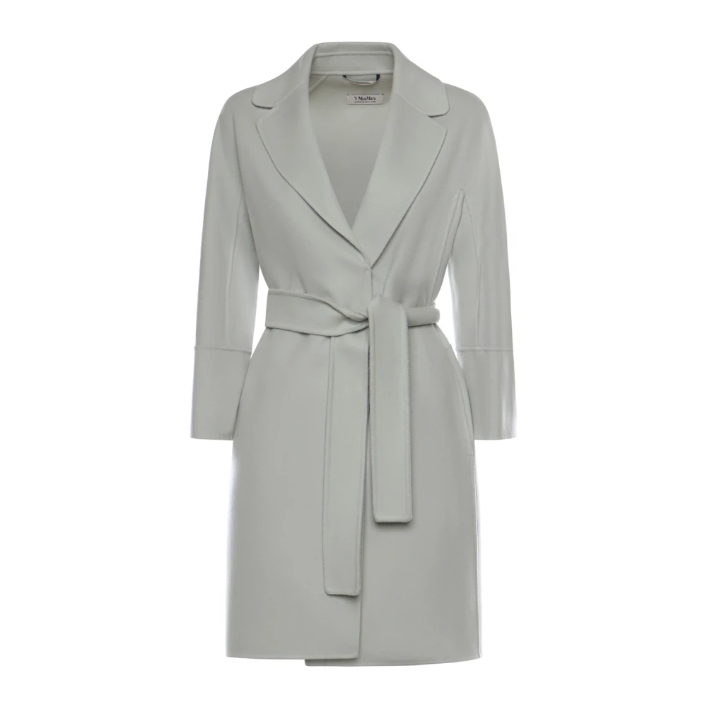 Max Mara Women's Green Belted Coats, Xs, Belted Coats