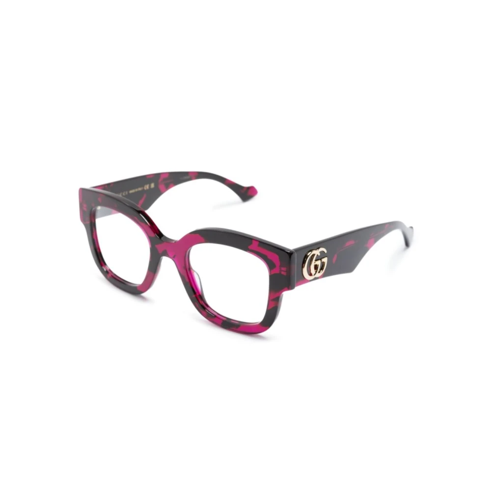 Gucci Minimalistic Oversized Cat-Eye Sunglasses Brown Unisex