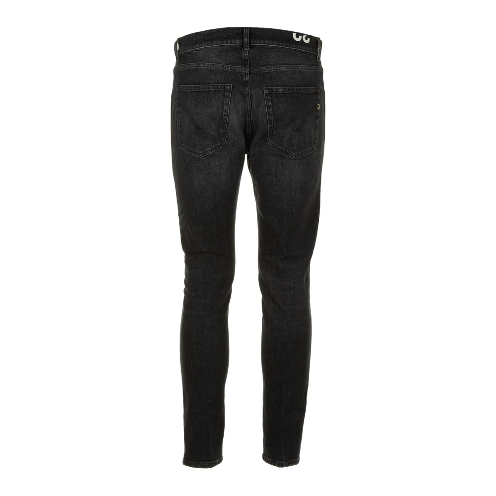Dondup Zwarte Jeans Dian Black Heren