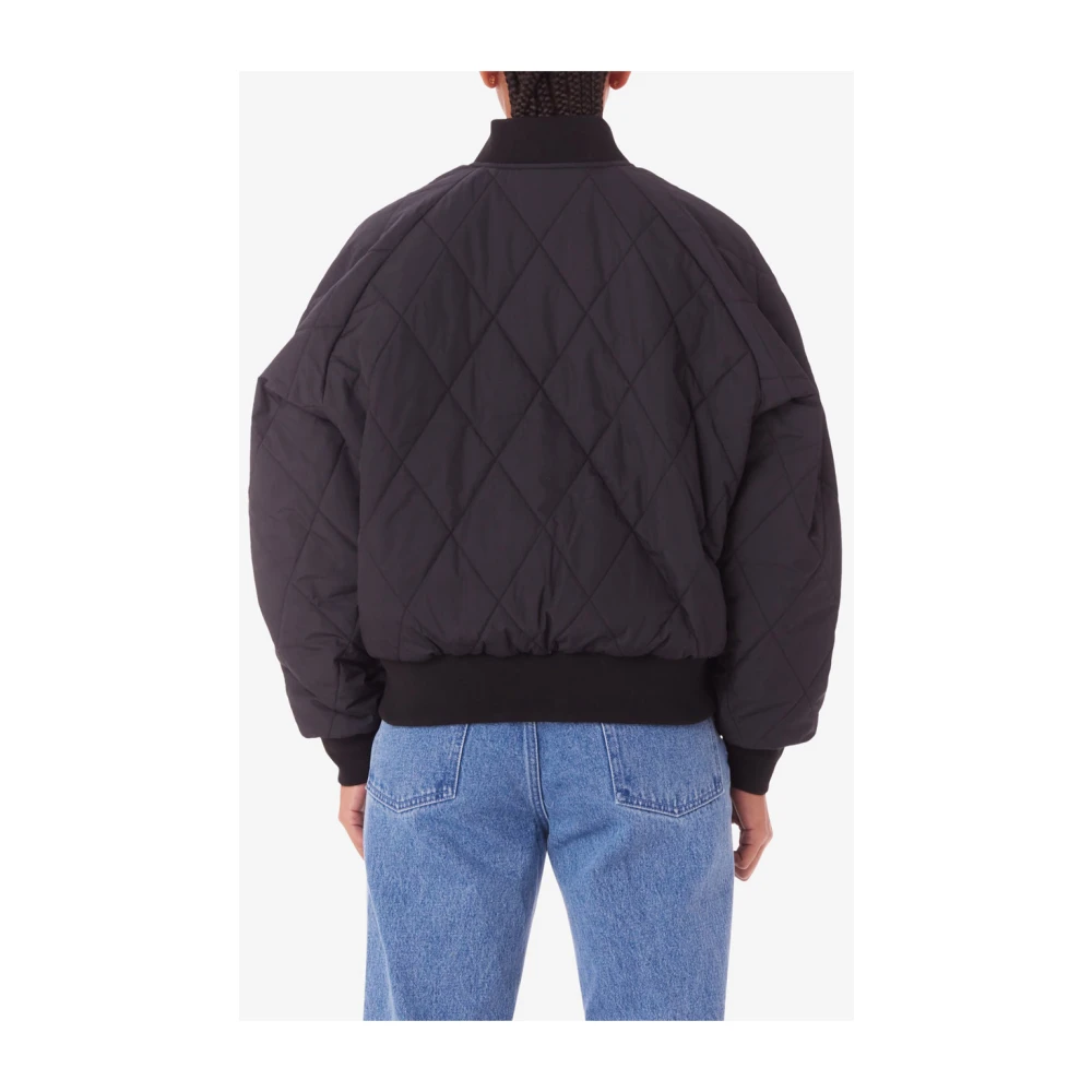 Obey Zwarte Bomberjack Trendy Iconische Stijl Black Heren