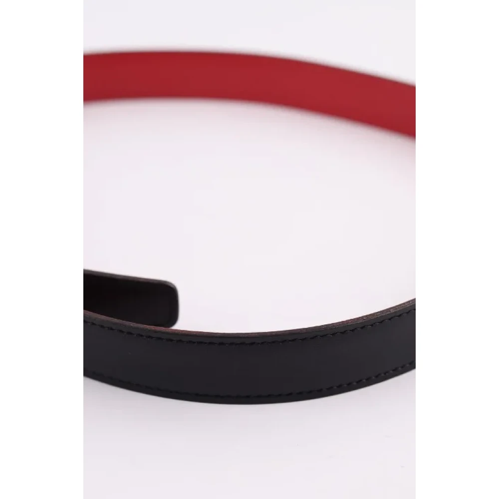 Hermès Vintage Pre-owned Fabric belts Black Dames