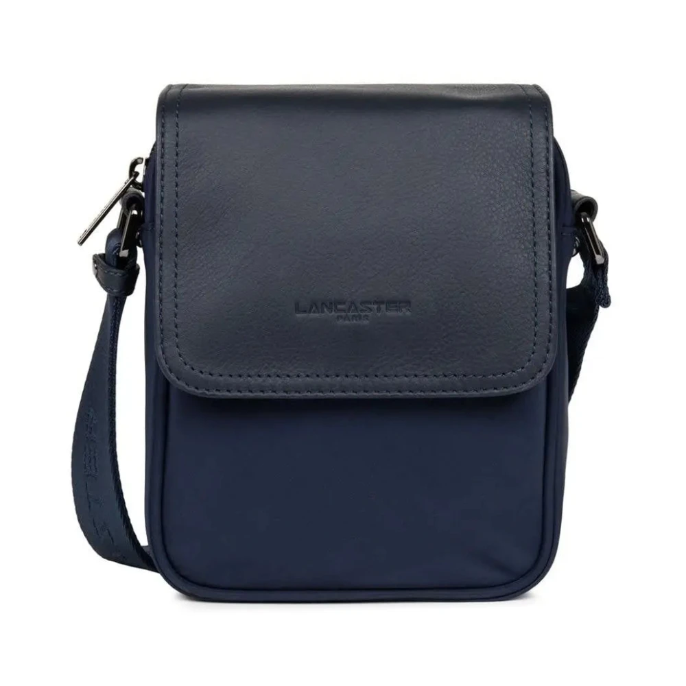 Lancaster Blue Cross Body Messenger, Male, One Size, Sporty Mens Bag