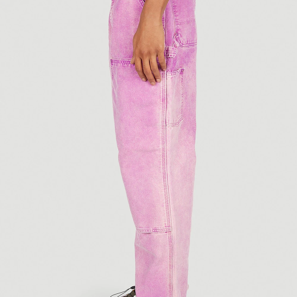Notsonormal Gewassen Denim Werkjeans Purple Heren