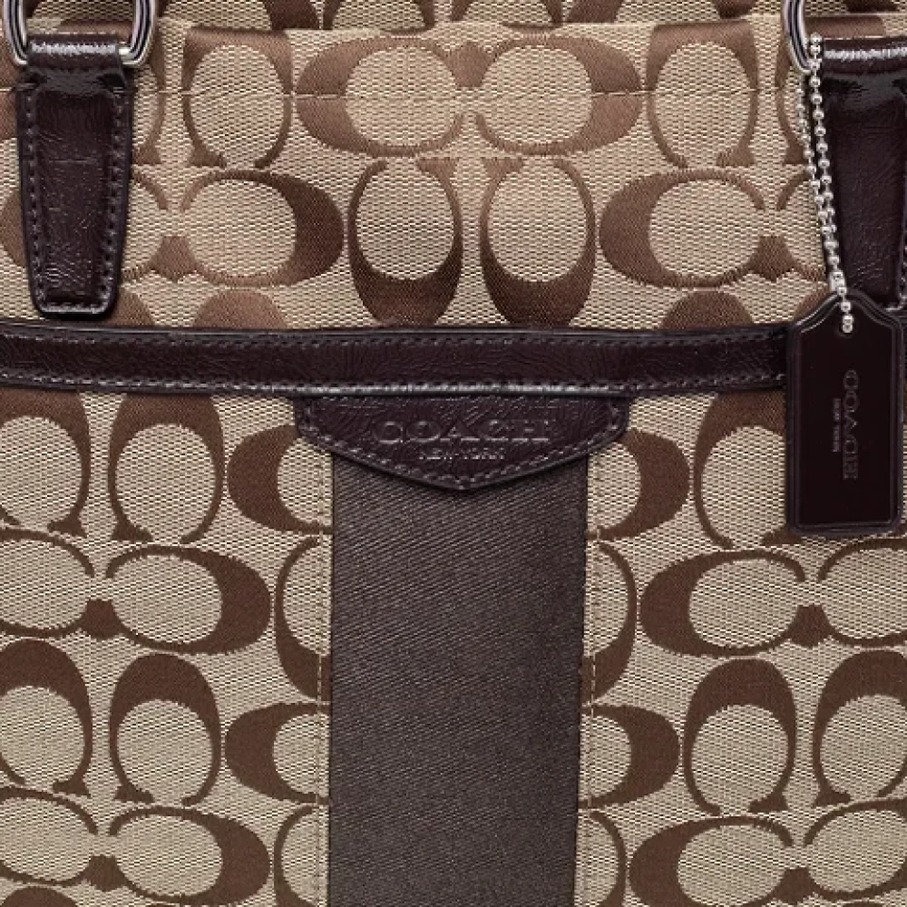 Coach Pre-owned Canvas totes Beige Dames