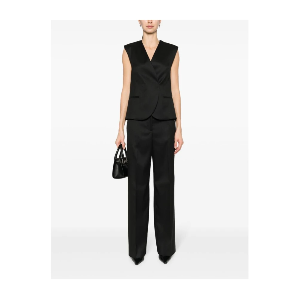 Calvin Klein Zwarte Broek voor Dames Black Dames