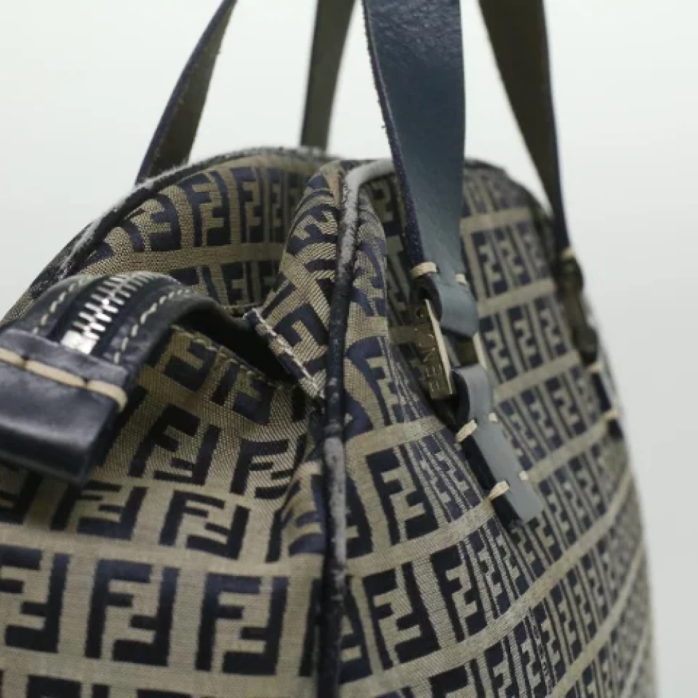 Fendi Vintage Pre-owned Canvas handbags Blue Dames