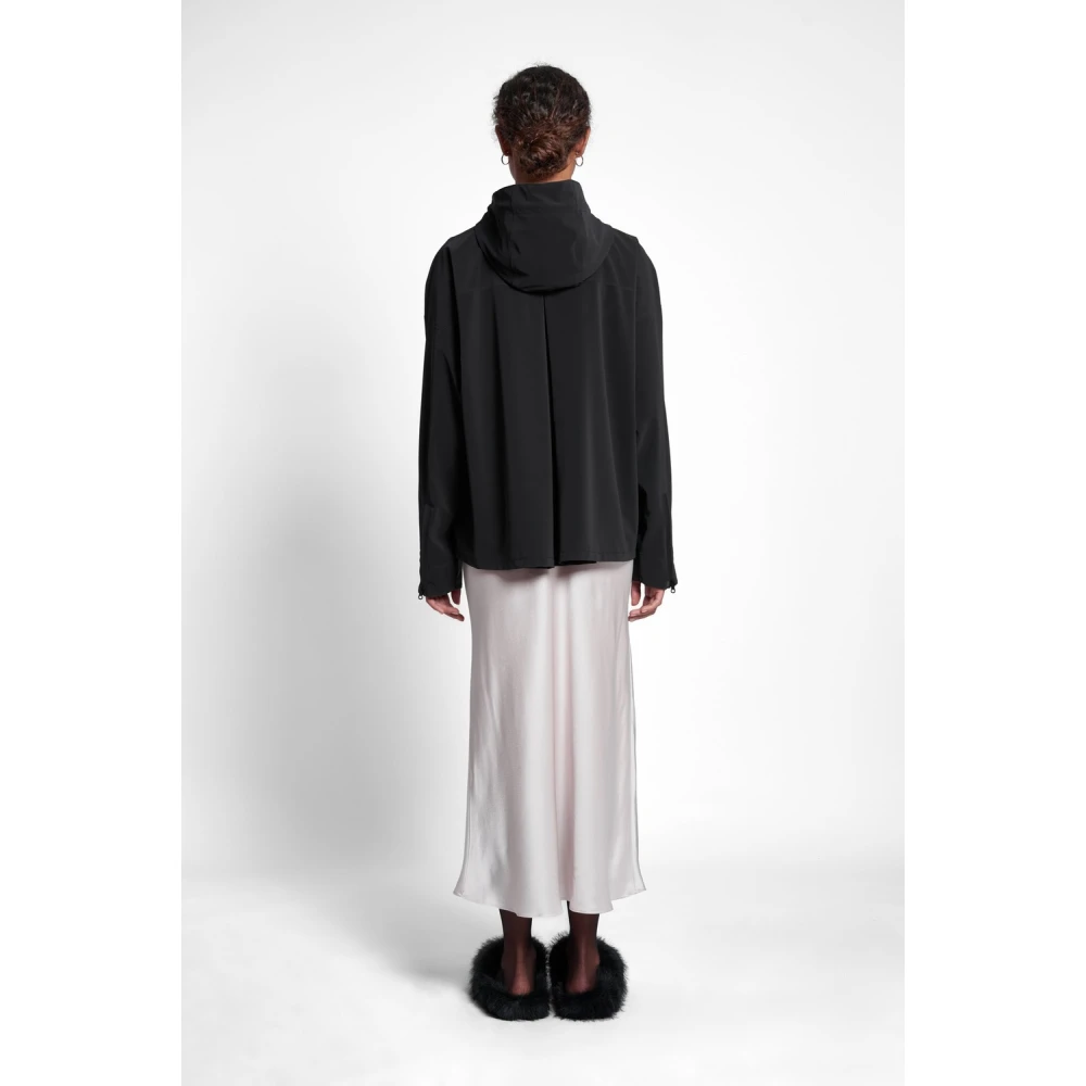 Stutterheim Matte Zip Regenjas Black Dames