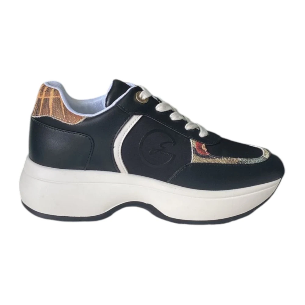 Gattinoni Zwarte hoge sneakers Dames Schoenen