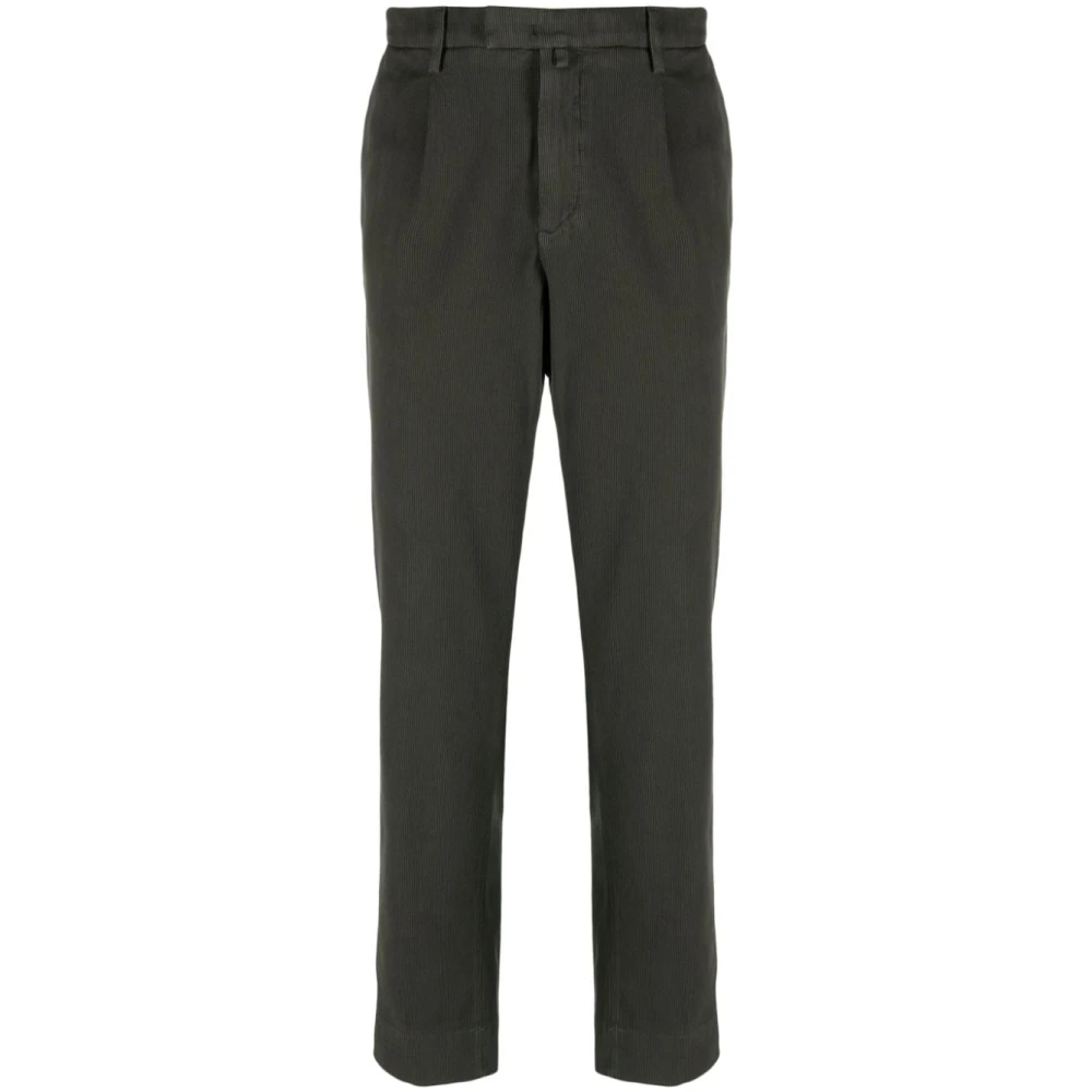 Briglia Groene Corduroy Broek met Logopatch Green Heren