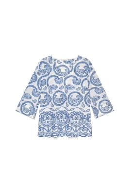 Broderie Anglaise Skjorta