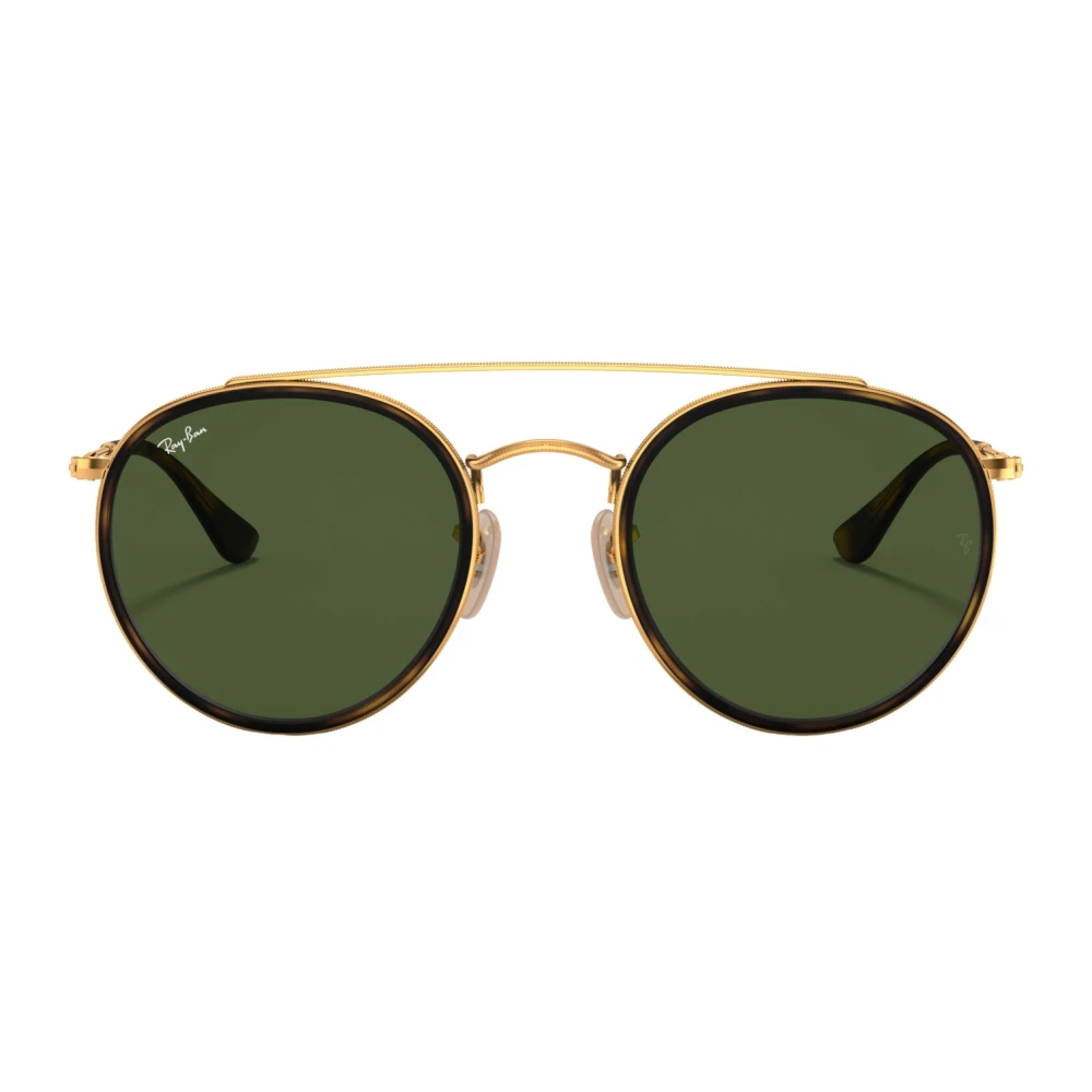 Ray-Ban Women's Green Sunglasses, 51 Mm, Round Double Bridge