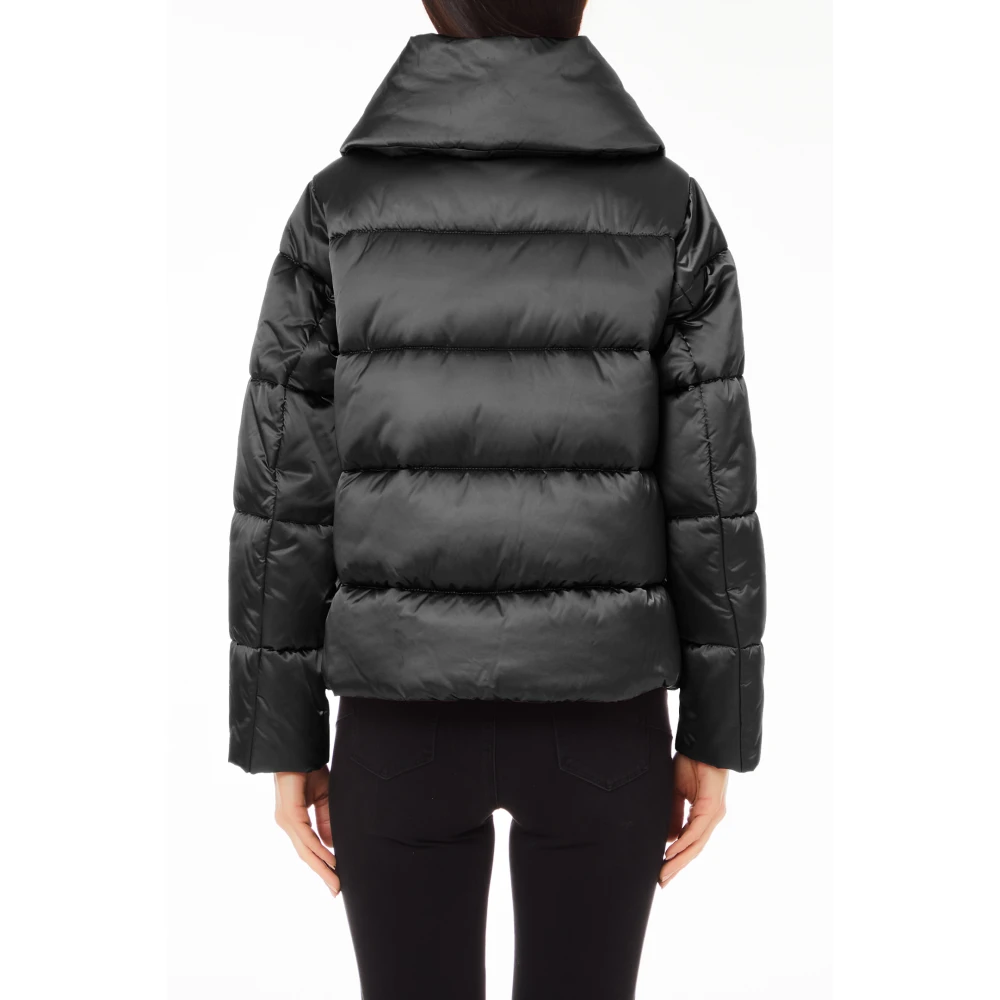 Liu Jo Korte Gewatteerde Polarjas Black Dames