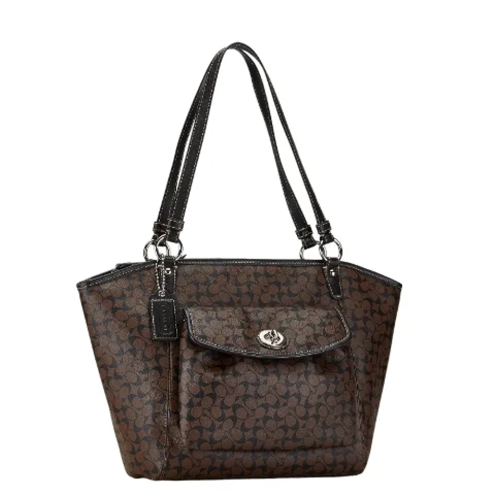 Coach Pre-owned Leather totes Brown Dames