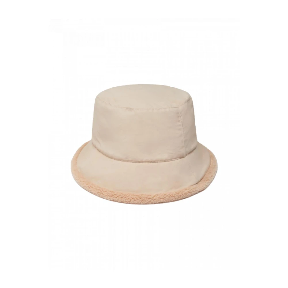 Pennyblack Omkeerbare emmerhoed pluche technische stof Beige Dames