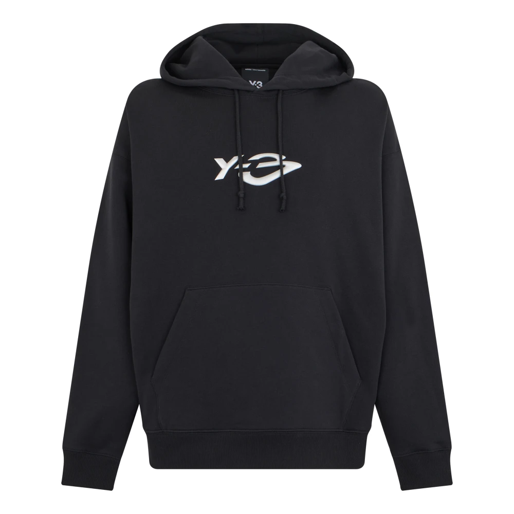 Y-3 Hoodies, Male, L, Hoodie Black