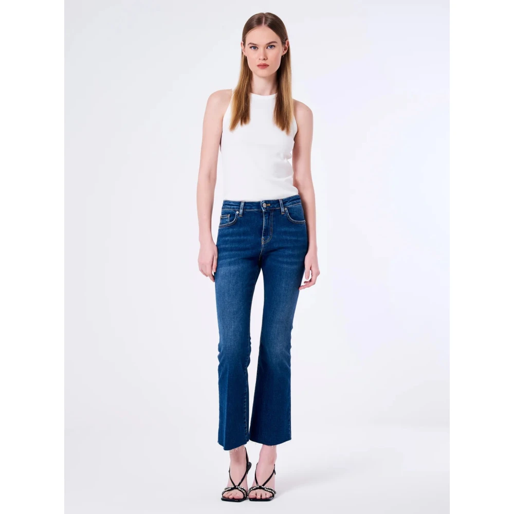 ViCOLO Icono Gisele Flared Jeans Blue Dames