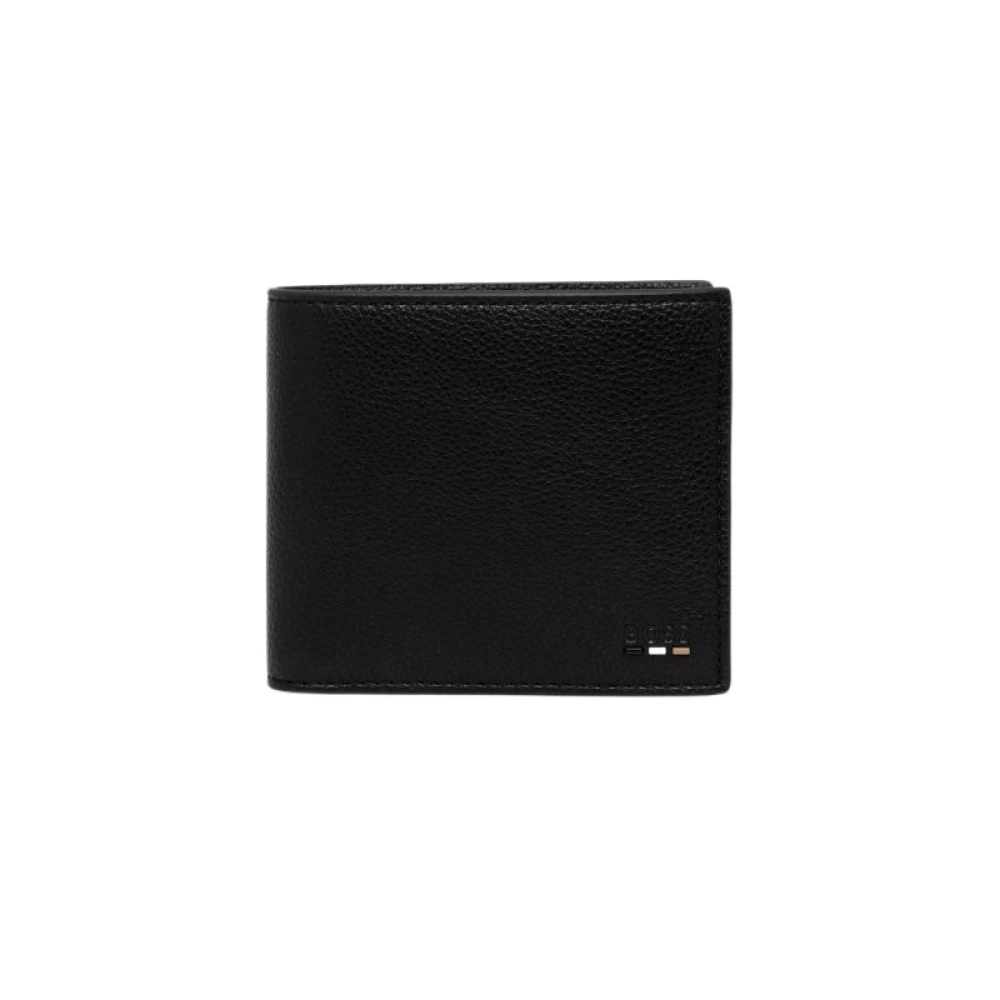 Boss Uomo Nero Signature Logo Ray Billfold Wallet - Immagine 5