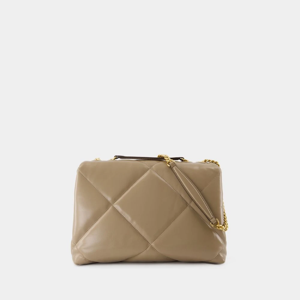 TORY BURCH Convertible Schoudertas Leer Neutraal Beige Dames