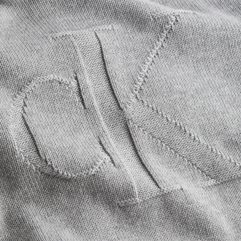 Calvin Klein Biologische Katoenen Trui Grijs Gray Dames