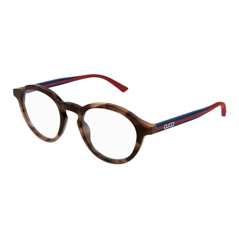 Gucci Men's Brown Round Glasses