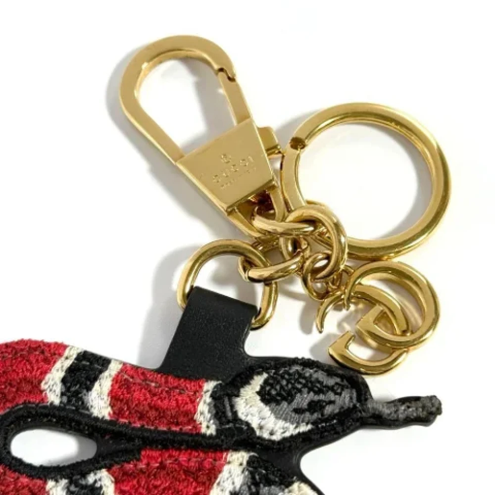 Gucci Vintage Pre-owned Metal key-holders Red Dames