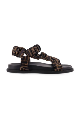 Feel Elastic Satin Sandals