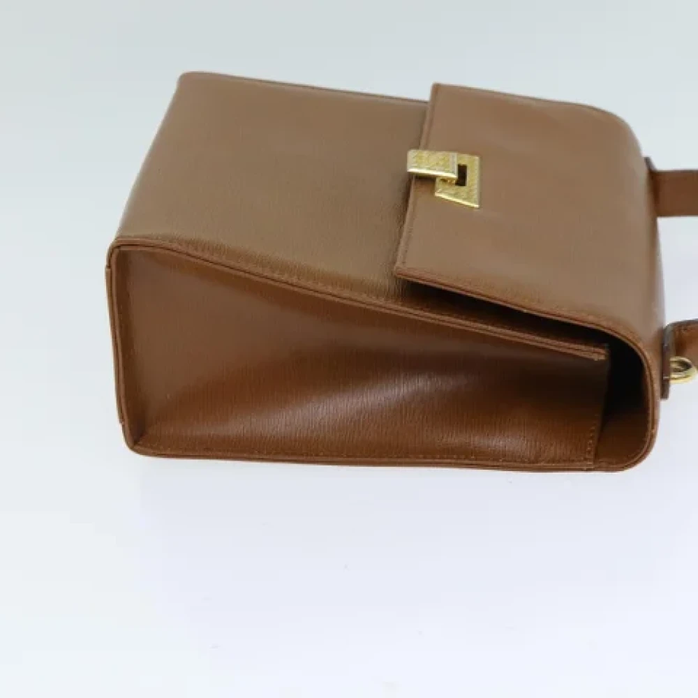 Dior Vintage Pre-owned Leather dior-bags Brown Dames