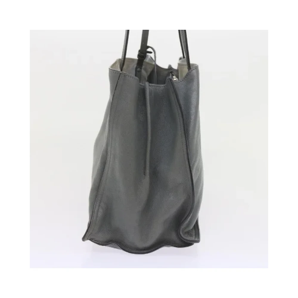 Prada Vintage Pre-owned Leather prada-bags Gray Dames