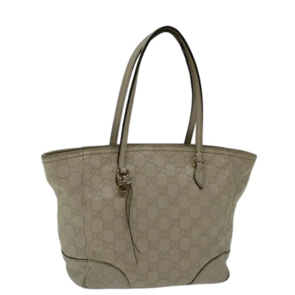Gucci Vintage Pre-owned Canvas totes Beige Dames