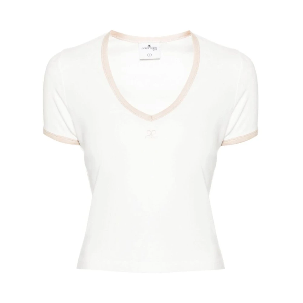 Courrèges T-Shirts White Dames