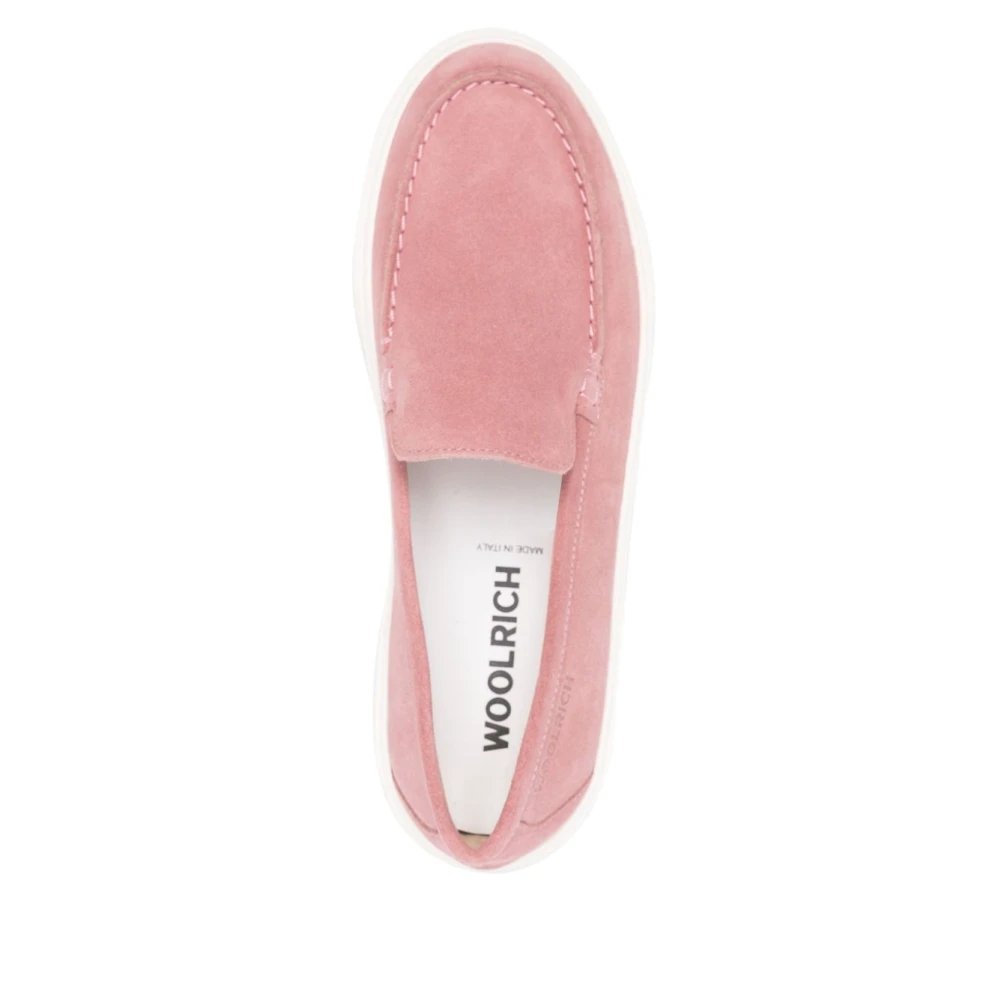 Woolrich Roze Sneakers met Flamingo Zool Pink Dames