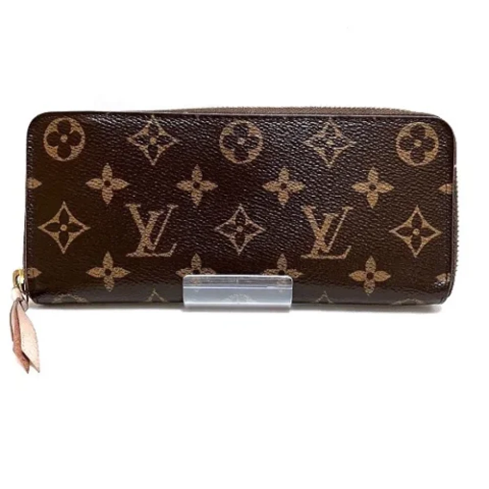 Louis Vuitton Vintage Pre-owned Canvas wallets Brown Dames