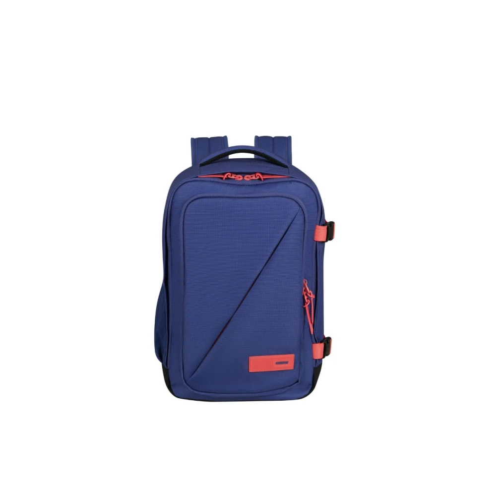 American Tourister Praktische en functionele handbagage rugzak Blue Unisex