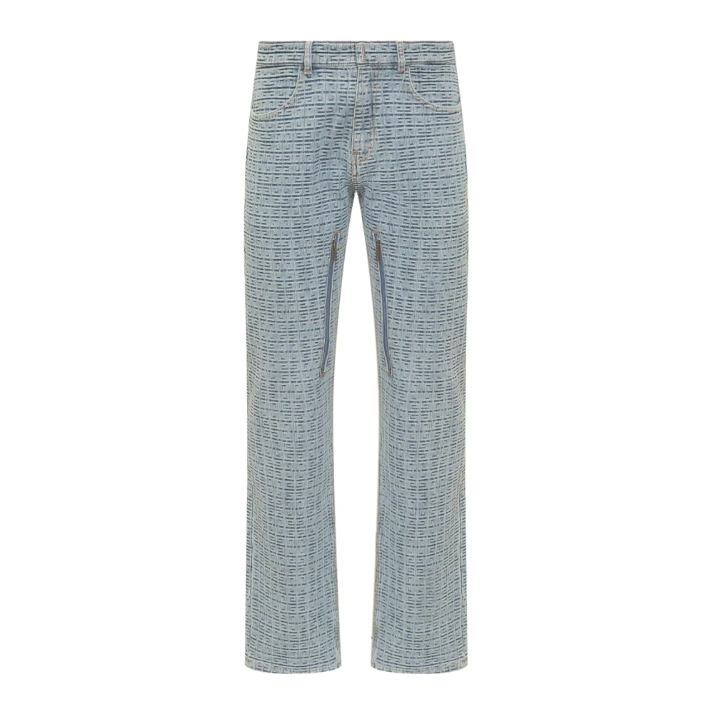 Givenchy Rechte Denim Broek Blue Heren