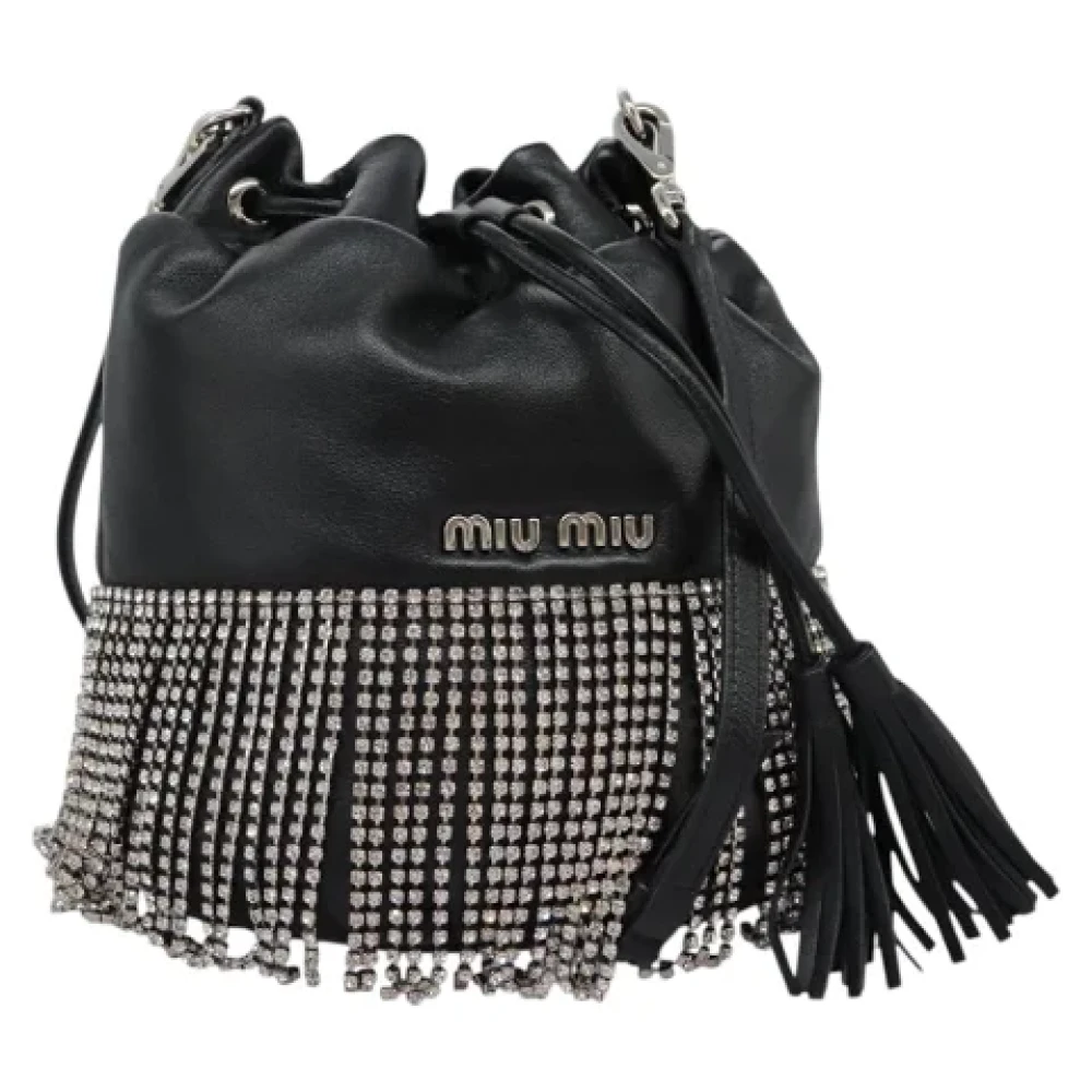 Pre-owned > Pre-owned Bags > Pre-owned Bucket Bags - - Miu Miu Pre-owned - Modalova