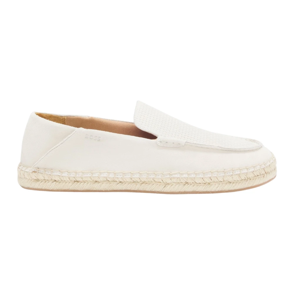 Boss Men's White Espadrilles, 9 Uk, Madeira Espadrilles
