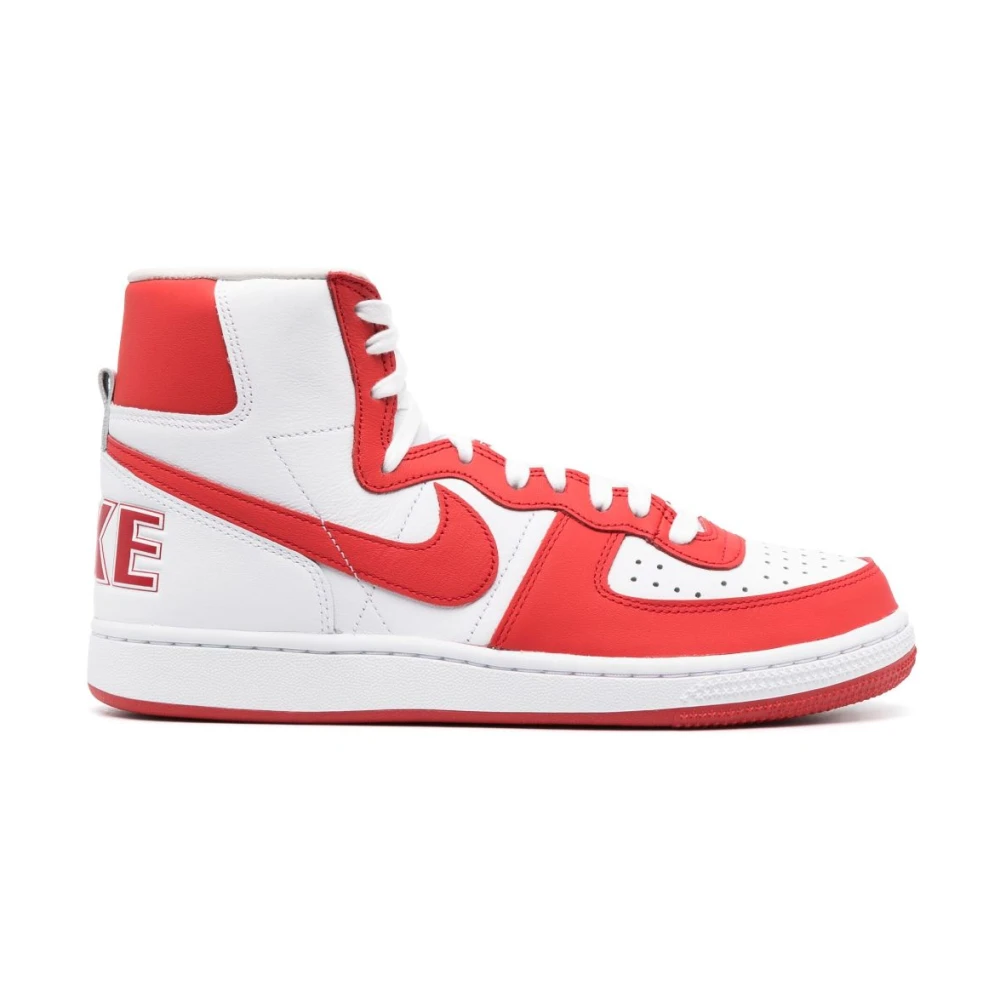 Homme Plus Rode Nike Sneakers Verhogen Stijl Heren Schoenen Rood
