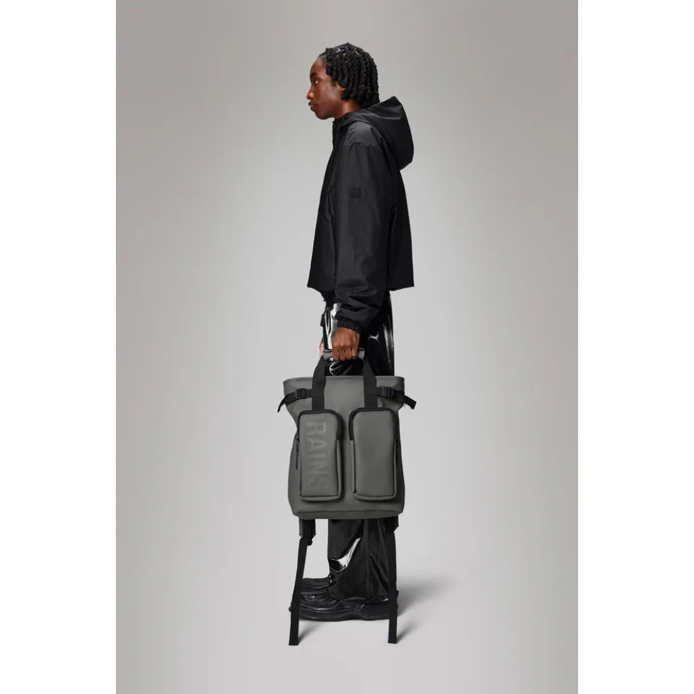 Rains Tote Rugzak Gray Unisex