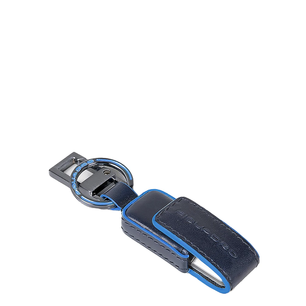 Piquadro Unisex Blau Schlüsselanhänger Mit 256 Gb Usb-Stick