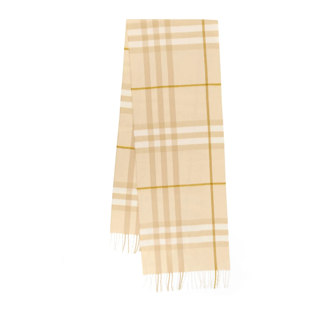 Burberry Women's Multicolor Winter Scarves, One Size, Check Cashmere Scarf