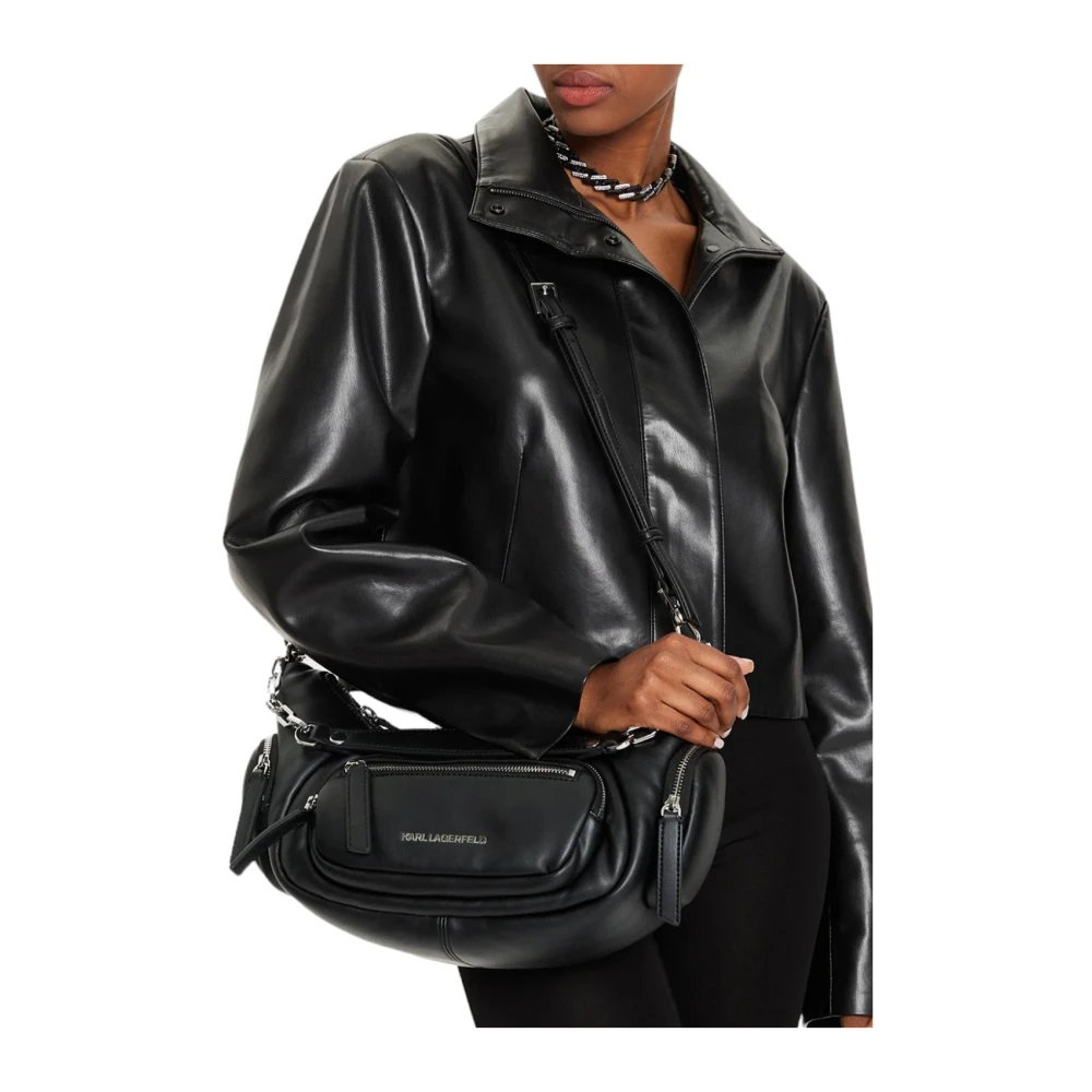 Karl Lagerfeld Stad Schoudertas Zwart Black Dames