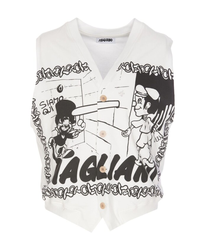 white-v-neck-sleeveless-top-with-graphic-print