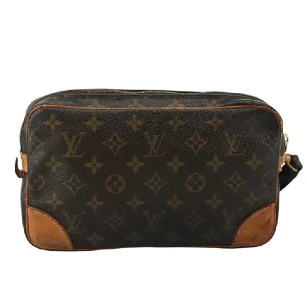 Louis Vuitton Vintage Pre-owned Canvas clutches Brown Dames