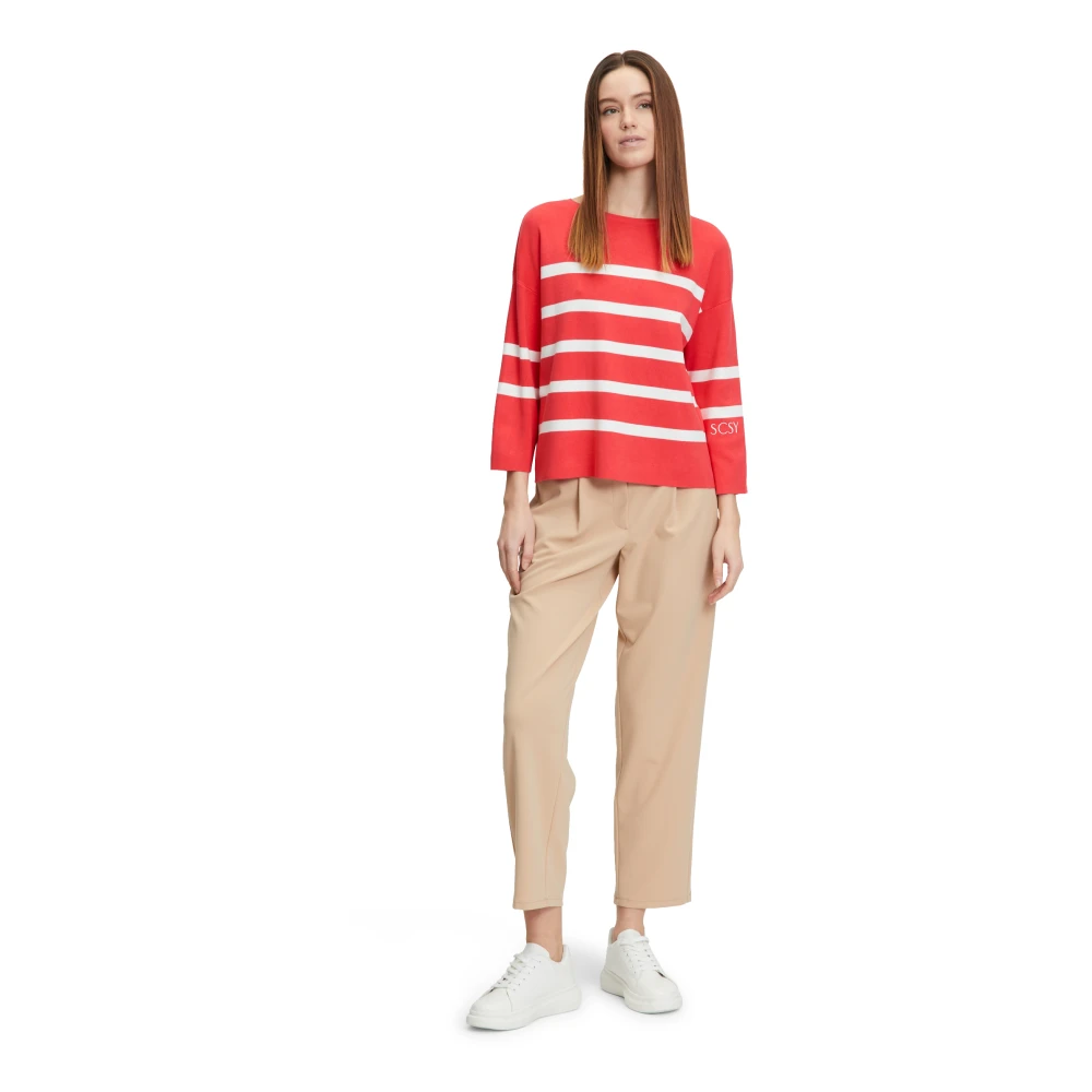 Betty Barclay Gestreepte Fijngebreide Trui Multicolor Dames